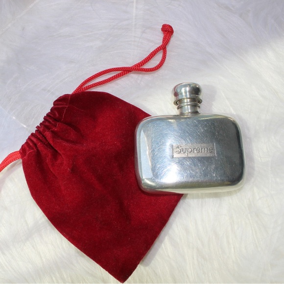 Supreme Mini Pewter Flask